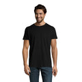 Deep Black - Lifestyle - SOLS Mens Imperial Slim Fit Short Sleeve T-Shirt