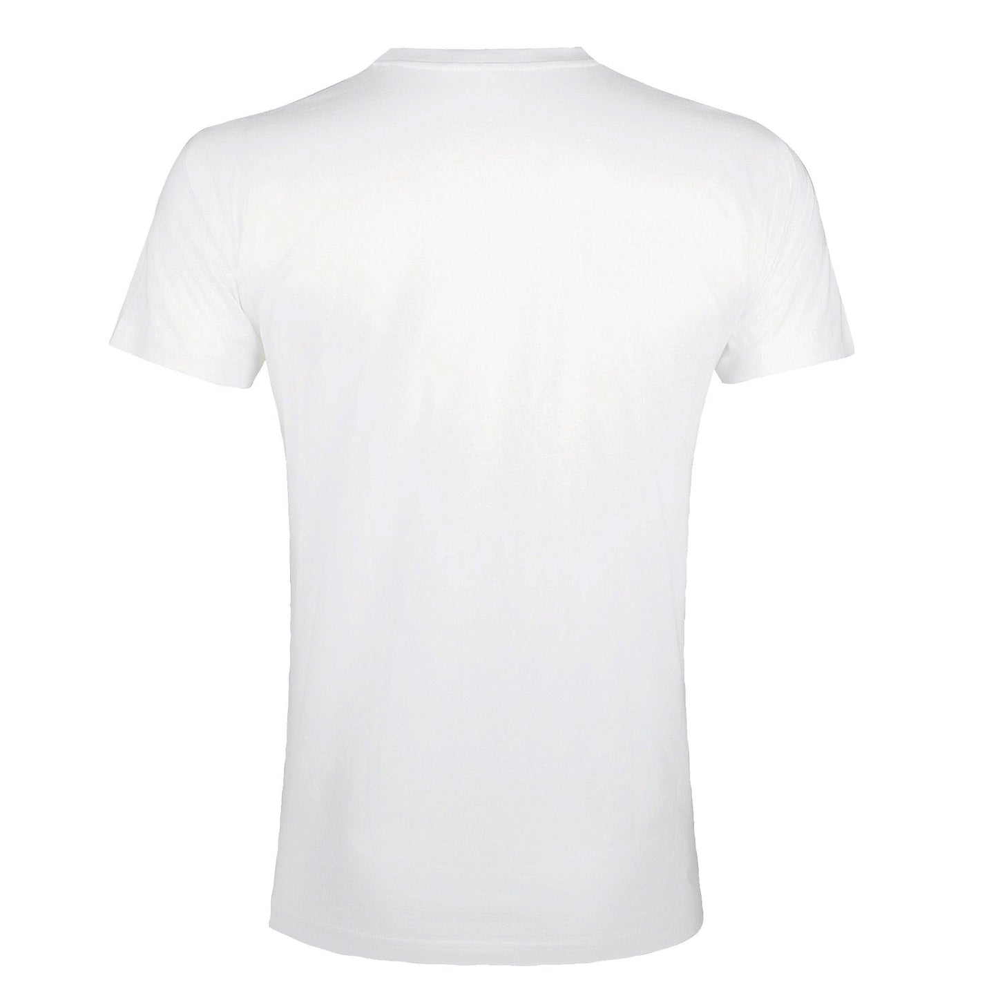 White - Back - SOLS Mens Imperial Slim Fit Short Sleeve T-Shirt