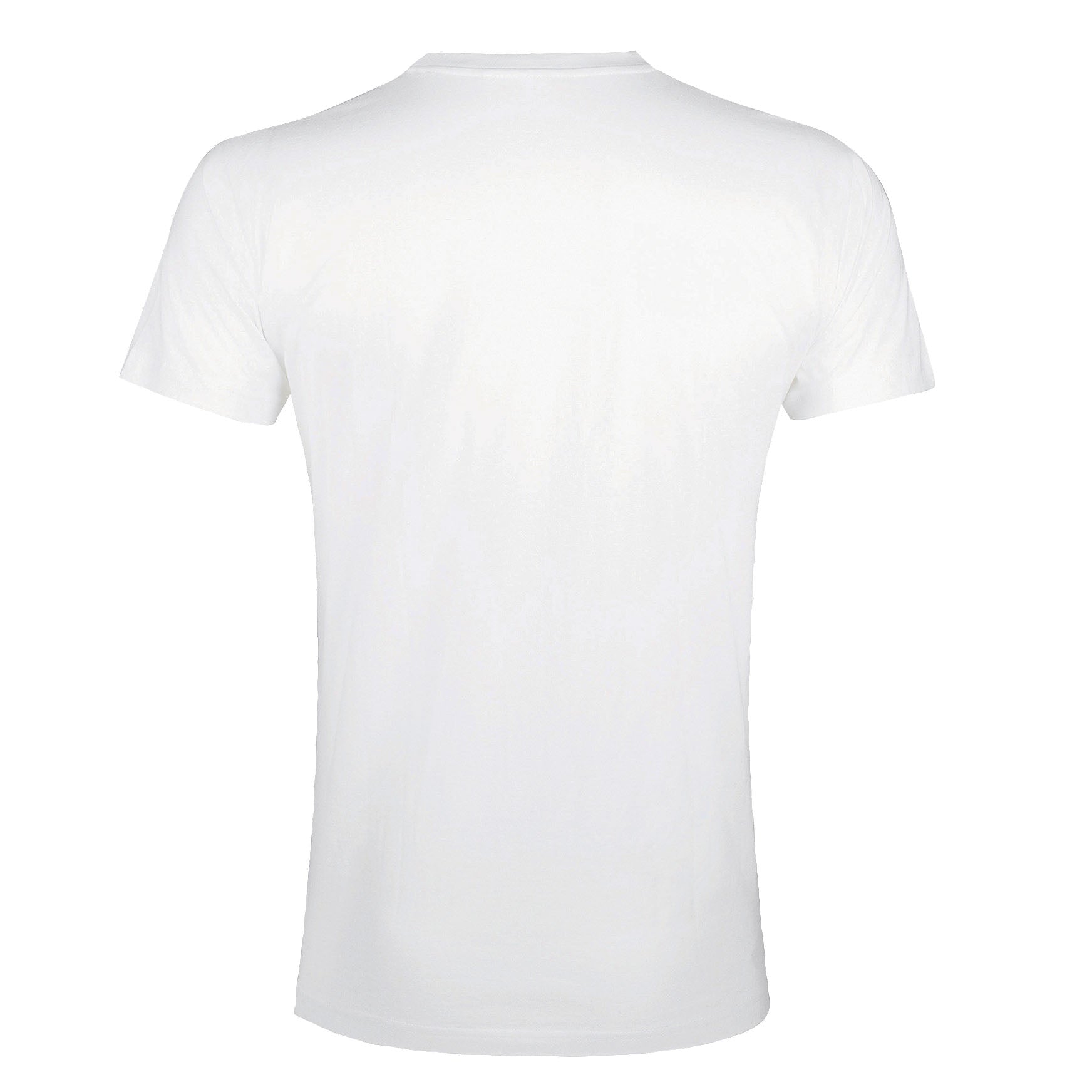 White - Back - SOLS Mens Imperial Slim Fit Short Sleeve T-Shirt