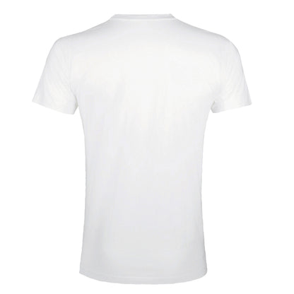 White - Back - SOLS Mens Imperial Slim Fit Short Sleeve T-Shirt
