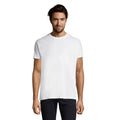 White - Lifestyle - SOLS Mens Imperial Slim Fit Short Sleeve T-Shirt