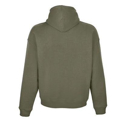 Khaki - Back - SOLS Unisex Adult Connor Organic Oversized Hoodie