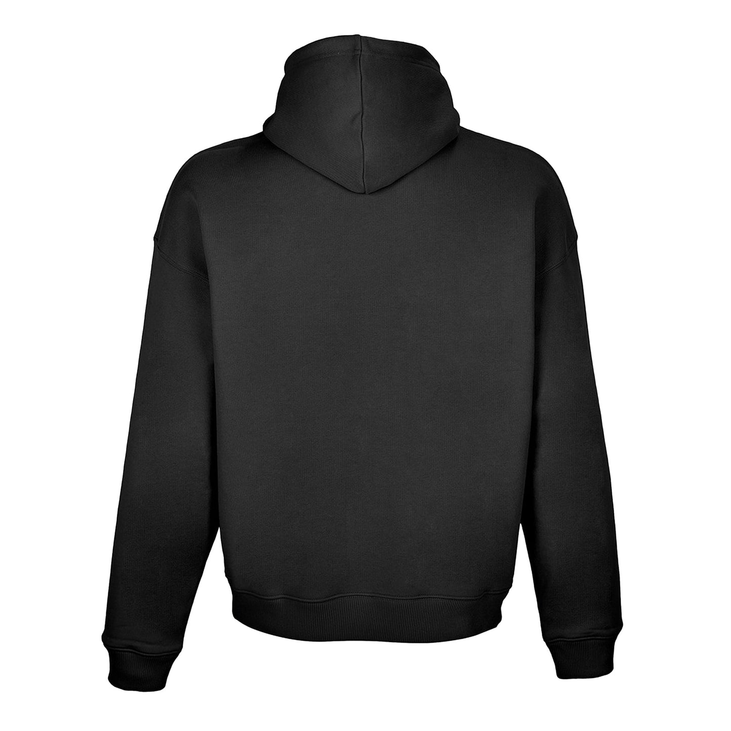 Black - Back - SOLS Unisex Adult Connor Organic Oversized Hoodie