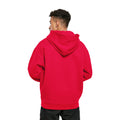 Bright Red - Side - SOLS Unisex Adult Connor Organic Oversized Hoodie