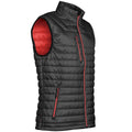 Black-True Red - Back - Stormtech Mens Gravity Thermal Gilet