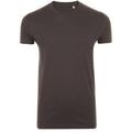 Dark Grey - Front - SOLS Mens Imperial Slim Fit Short Sleeve T-Shirt