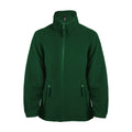 Forest Green - Front - SOLS Childrens-Kids North Zip-Up Fleece Jacket