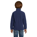 Navy - Side - SOLS Childrens-Kids North Zip-Up Fleece Jacket