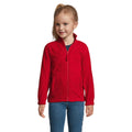 Red - Back - SOLS Childrens-Kids North Zip-Up Fleece Jacket