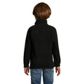 Black - Side - SOLS Childrens-Kids North Zip-Up Fleece Jacket