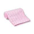 Light Pink - Front - Brand Lab Minky Embossed Blanket
