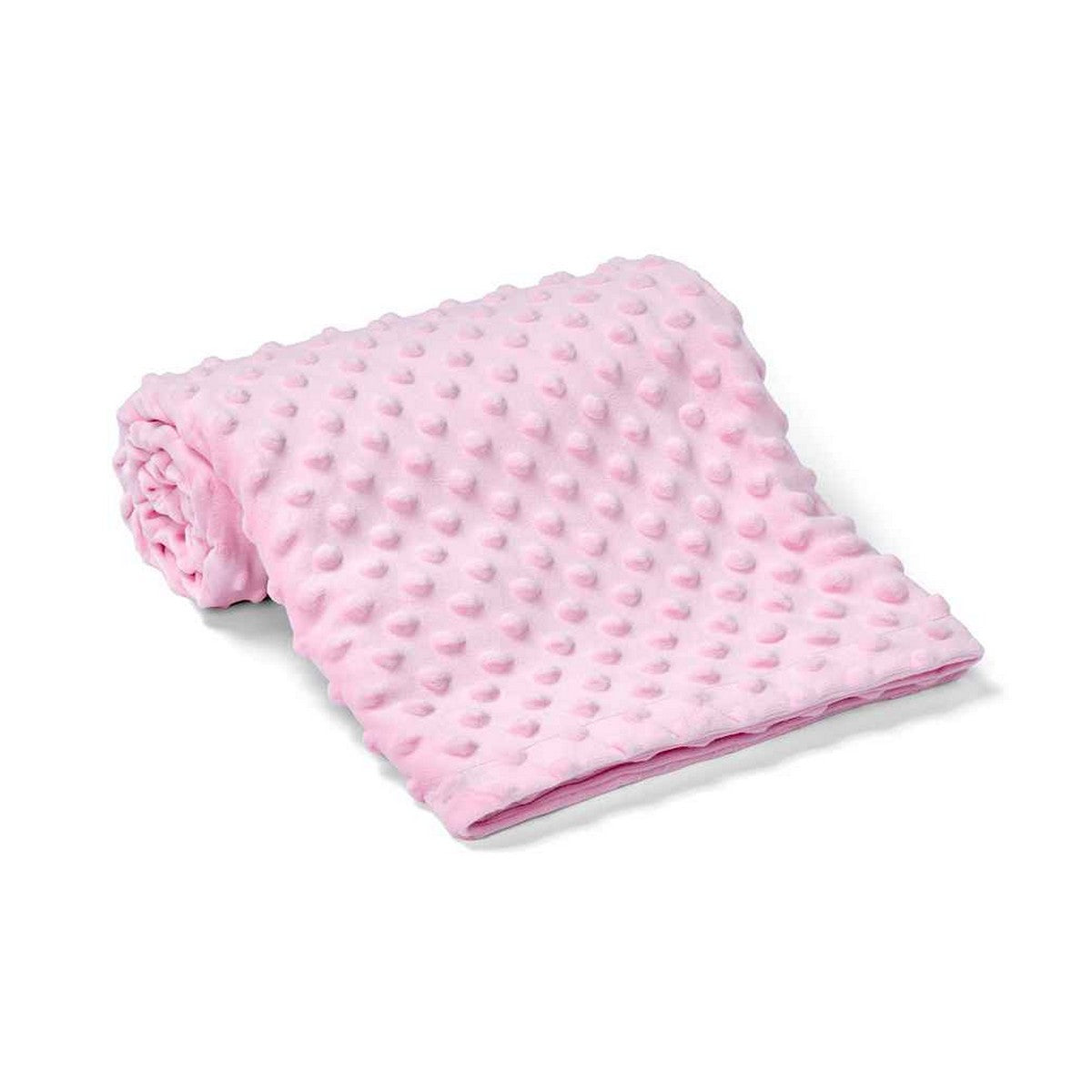 Light Pink - Front - Brand Lab Minky Embossed Blanket
