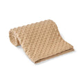 Camel - Front - Brand Lab Minky Embossed Blanket