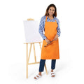 Orange - Side - Brand Lab Unisex Adult Apron