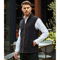 Black-Brown - Back - Premier Mens Artisan Fleece Oversized Gilet