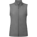 Dark Grey - Front - Premier Womens-Ladies Windchecker Gilet