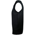 Black - Side - SOLS Unisex Gentlemen Sleeveless V Neck Sweater Vest