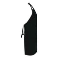 Black - Back - Brand Lab Unisex Adult Organic Bibbed Apron