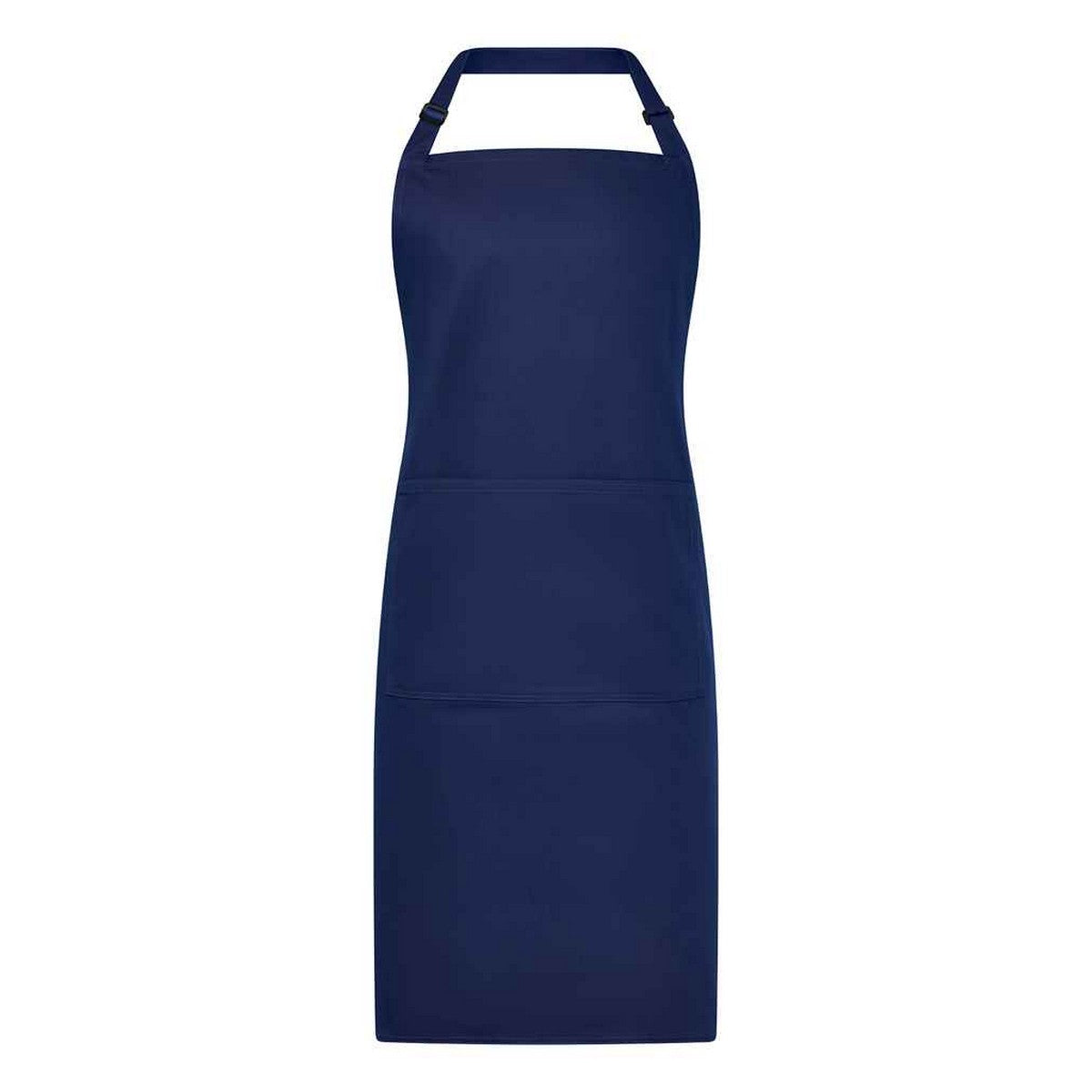 Navy - Front - Brand Lab Unisex Adult Organic Bibbed Apron