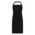 Black - Front - Brand Lab Unisex Adult Organic Bibbed Apron