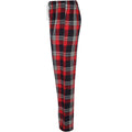 Red-Navy - Back - SF Mens Tartan Lounge Pants