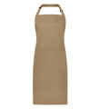 Khaki - Front - Brand Lab Bibbed Full Apron