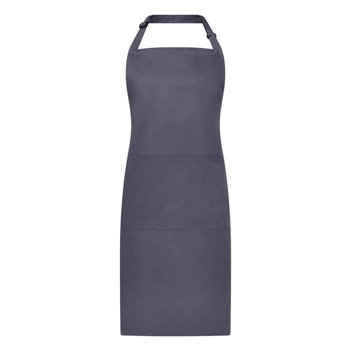Steel - Front - Brand Lab Bibbed Full Apron