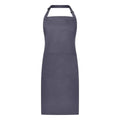 Steel - Front - Brand Lab Bibbed Full Apron