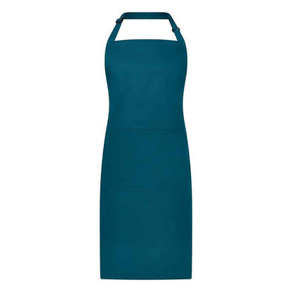 Teal - Front - Brand Lab Bibbed Full Apron