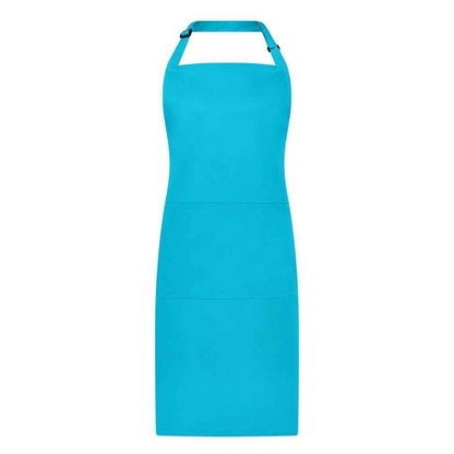 Turquoise Blue - Front - Brand Lab Bibbed Full Apron