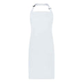 White - Front - Brand Lab Bibbed Full Apron