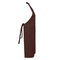 Brown - Back - Brand Lab Bibbed Full Apron