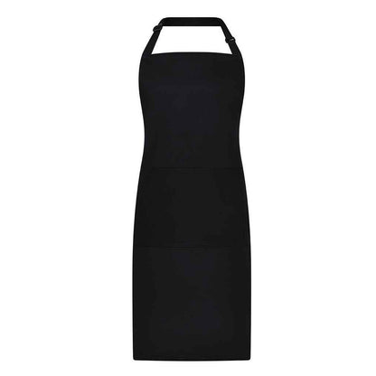 Black - Front - Brand Lab Bibbed Full Apron