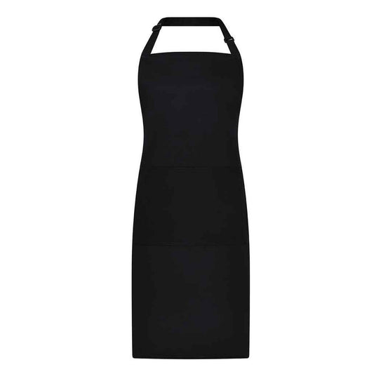 Black - Front - Brand Lab Bibbed Full Apron
