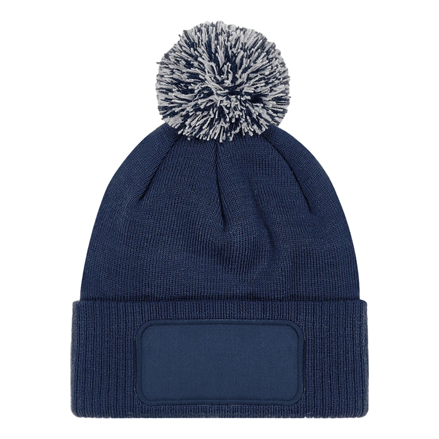 French Navy-Light Grey - Back - Beechfield Snowstar Beanie