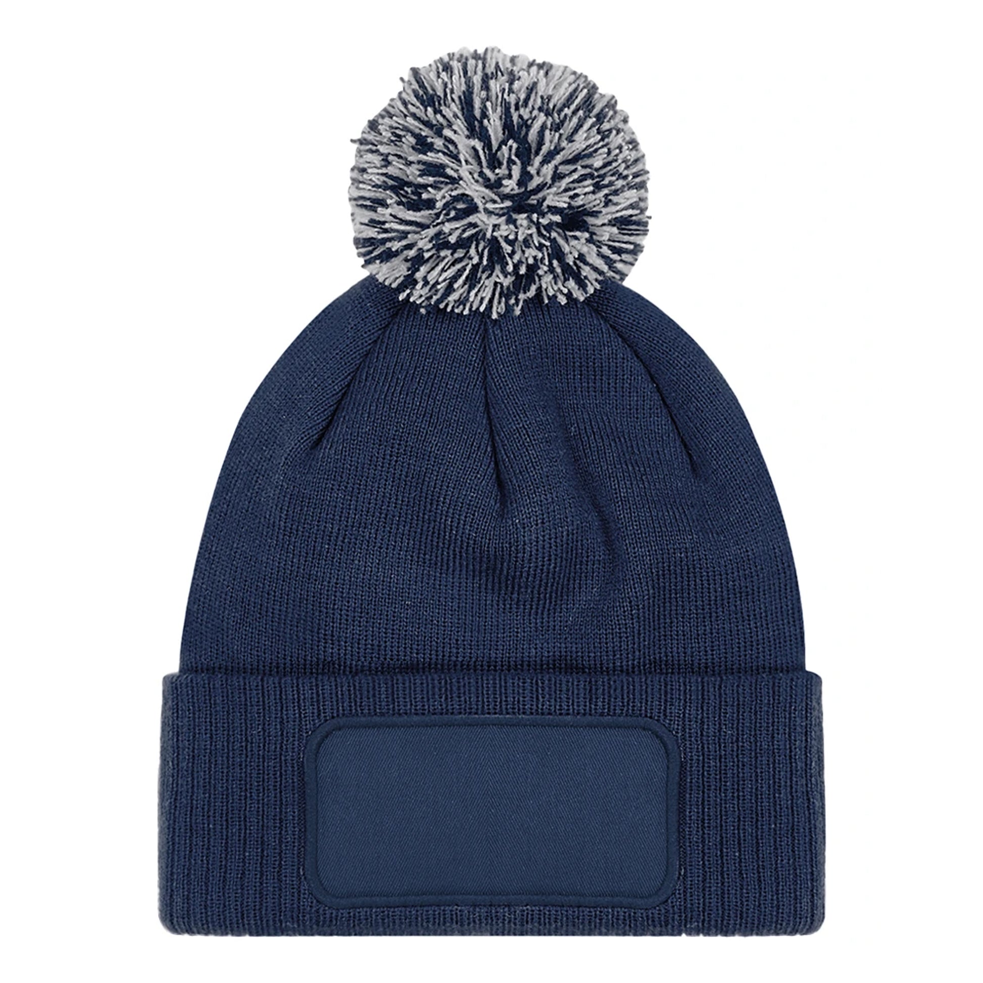 French Navy-Light Grey - Back - Beechfield Snowstar Beanie