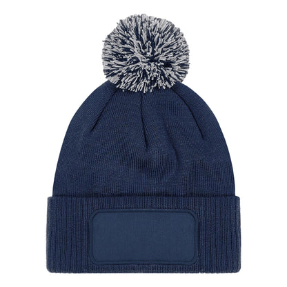 French Navy-Light Grey - Back - Beechfield Snowstar Beanie