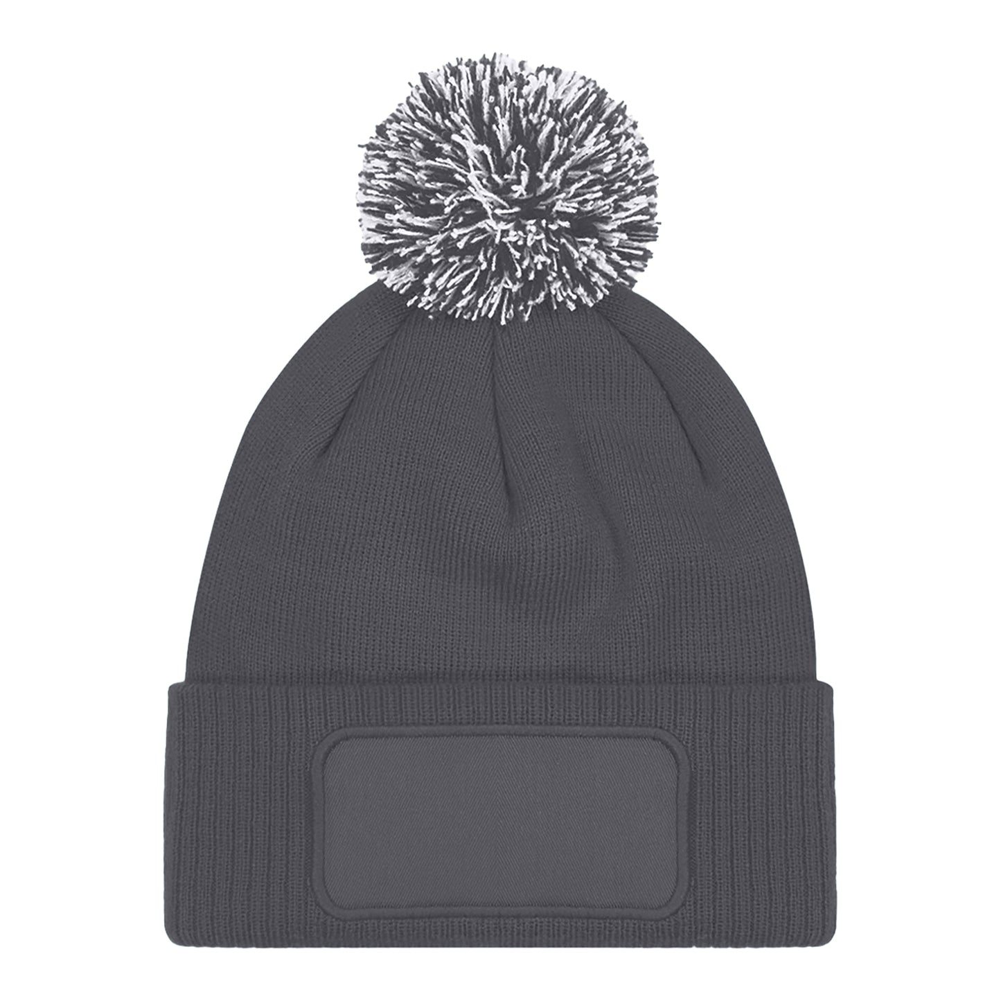 Graphite Grey-Light Grey - Back - Beechfield Snowstar Beanie