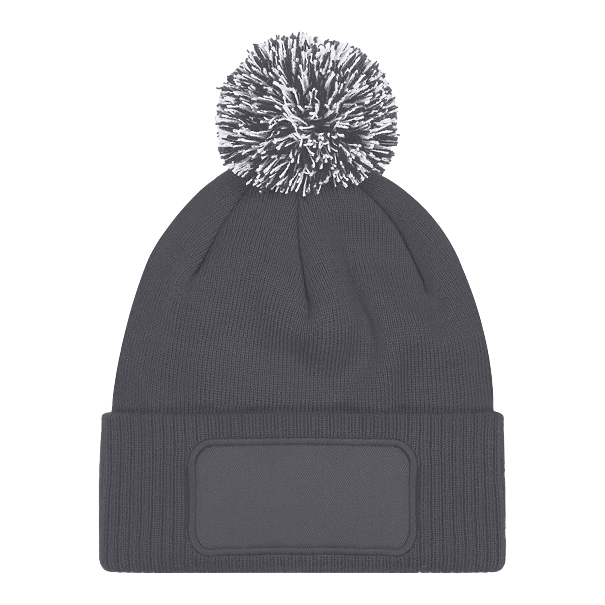 Graphite Grey-Light Grey - Back - Beechfield Snowstar Beanie