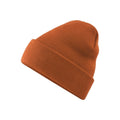 Pumpkin - Back - Beechfield Original Cuffed Beanie