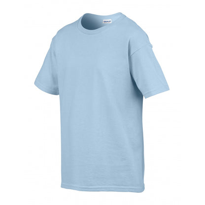 Baby Blue - Side - Gildan Mens Softstyle T-Shirt
