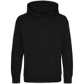 Deep Black - Front - Awdis Childrens-Kids Hoodie