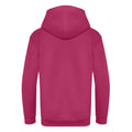 Hot Pink - Back - Awdis Childrens-Kids Hoodie
