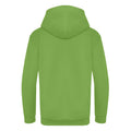Lime Green - Back - Awdis Childrens-Kids Hoodie