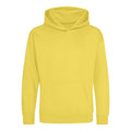 Sun Yellow - Front - Awdis Childrens-Kids Hoodie