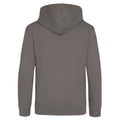 Platinum Grey - Back - Awdis Childrens-Kids Hoodie