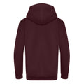 Burgundy - Back - Awdis Childrens-Kids Hoodie