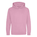 Candyfloss Pink - Front - Awdis Childrens-Kids Hoodie