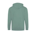 Dusty Green - Back - Awdis Mens Full Zip Hoodie