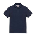 Navy Heather - Front - Native Spirit Mens Recycled Polo Shirt